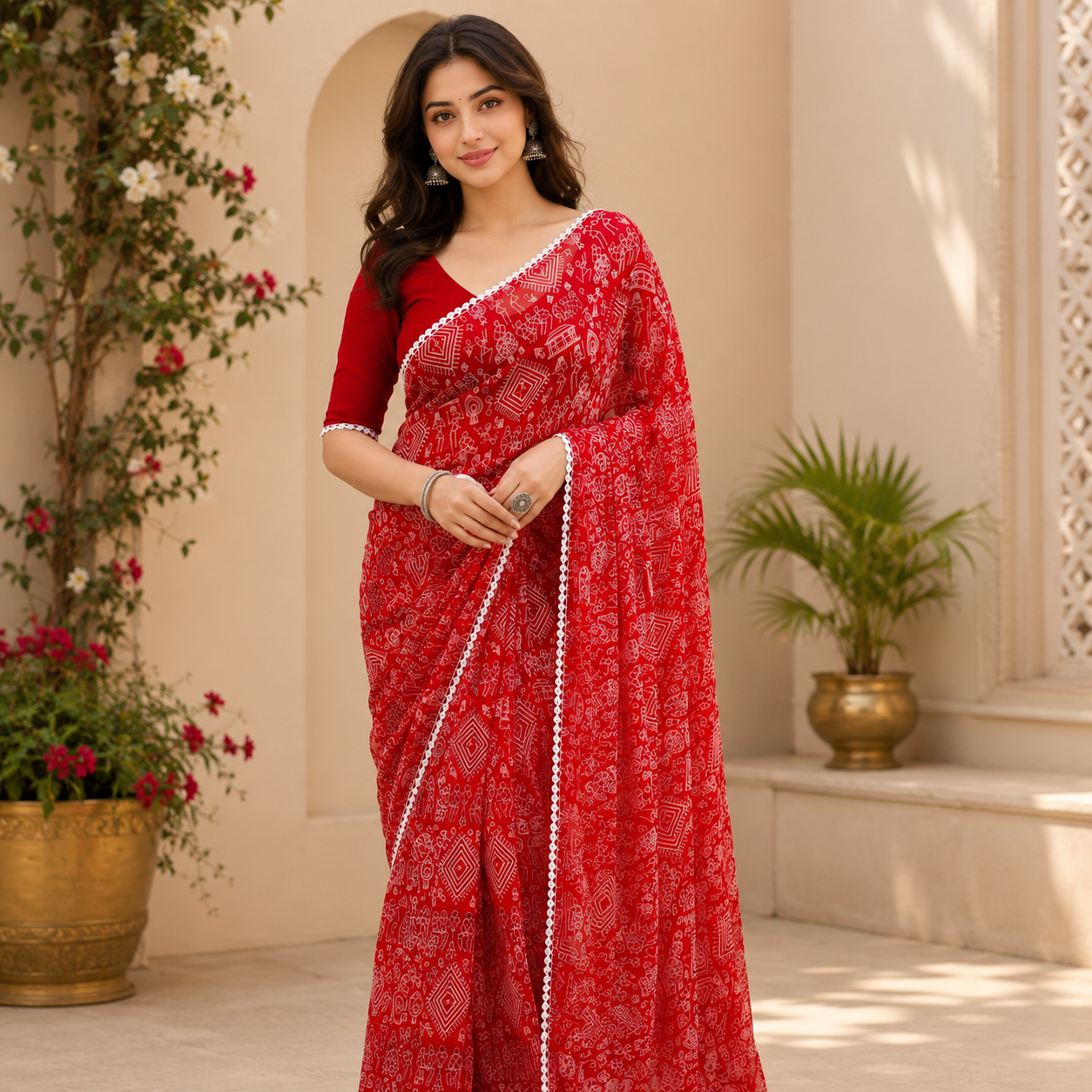 red-printed